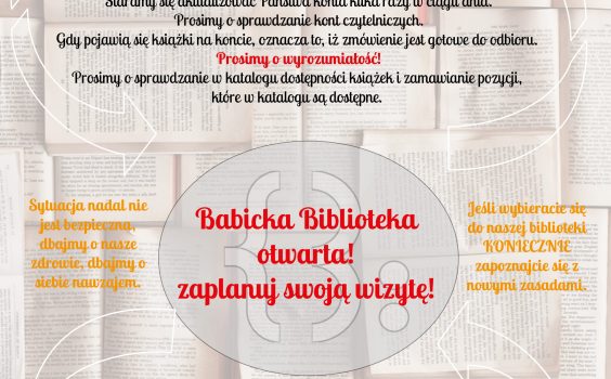 Babicka Biblioteka otwarta!