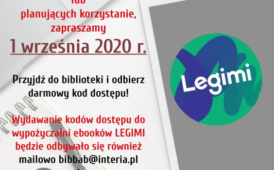 Nowe kody LEGIMI!