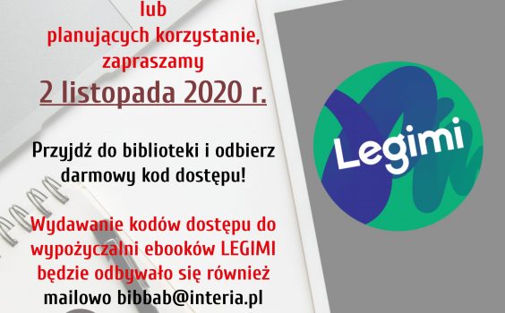 Nowe kody do Legimi!