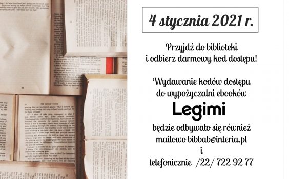 Legimi w 2021 r. – informacja dla Użytkowników.