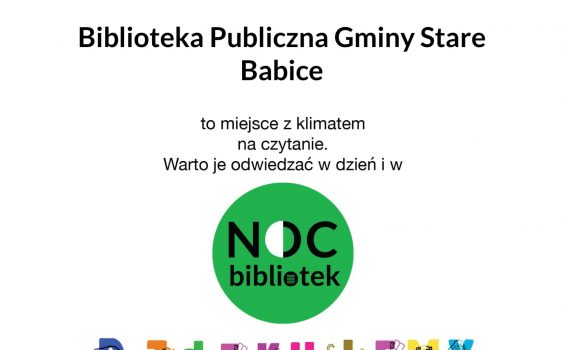 Dyplom za zaangażowanie w ogólnopolską akcję NOC BIBLIOTEK.