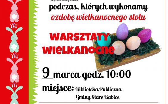 Robótki zręczne, czyli warsztaty wielkanocne.