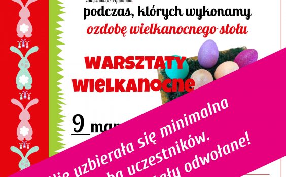 Robótki zręczne, czyli warsztaty wielkanocne – ODWOŁANE.