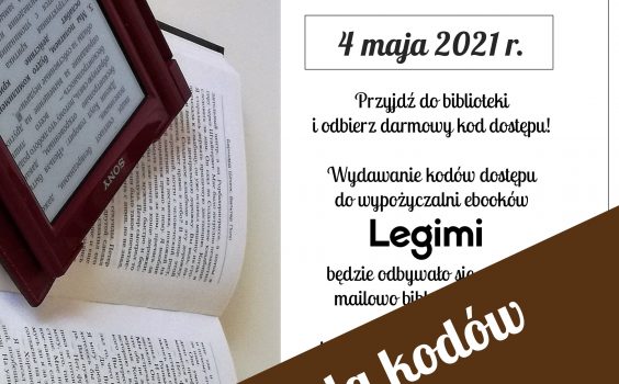 Majowe kody Legimi – pula kodów wyczerpana!