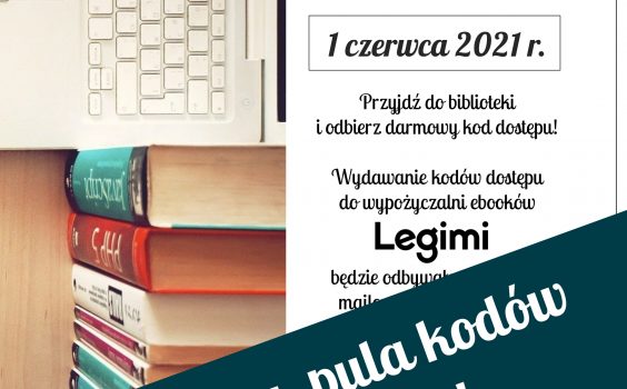 Czerwcowe kody Legimi – pula kodów wyczerpana!