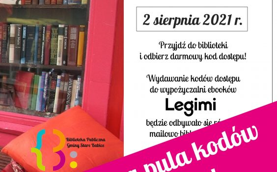 Sierpniowe kody Legimi – pula kodów wyczerpana!