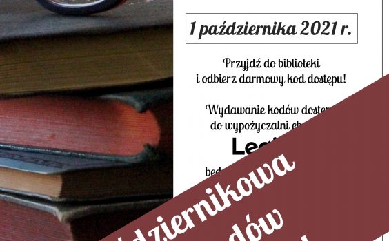 Październikowe kody Legimi – pula kodów wyczerpana!